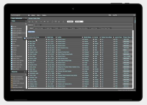 screenshot of mumms Software